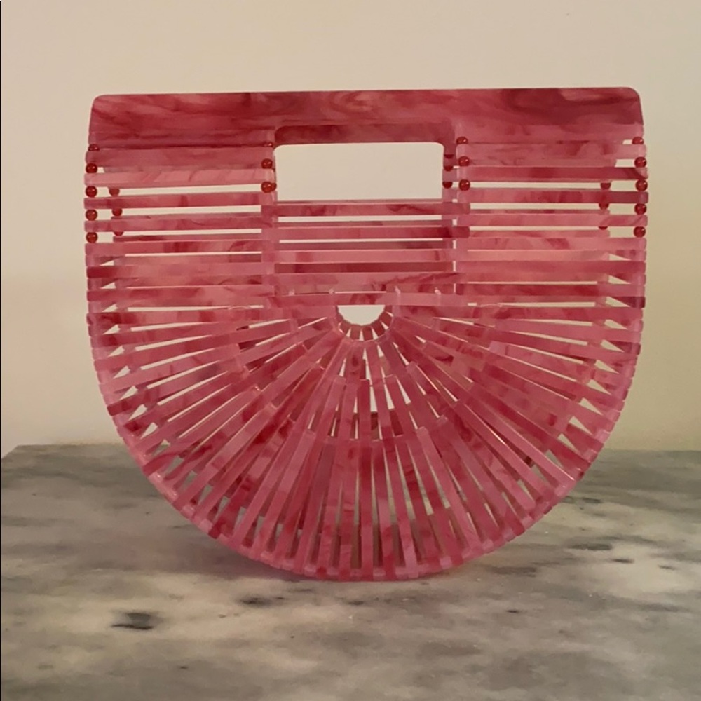 Cult Gaia Acrylic Arc Mini Bag